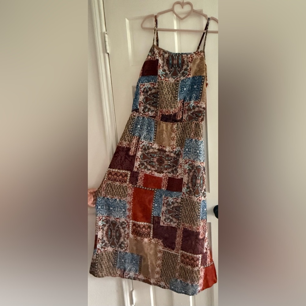 Earthbound Multicolor Patchwork Dress - image 1